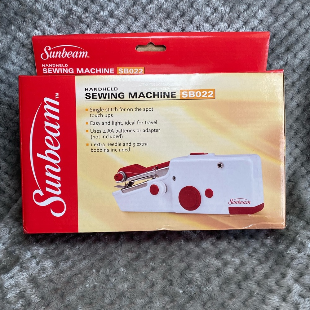 Sunbeam Portable Cordless Handheld Sewing Machine SB022